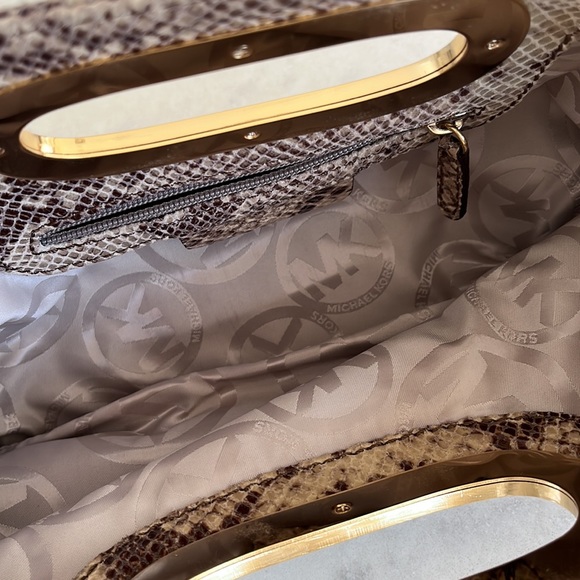 Michael Kors Python Clutch - Picture 3 of 7